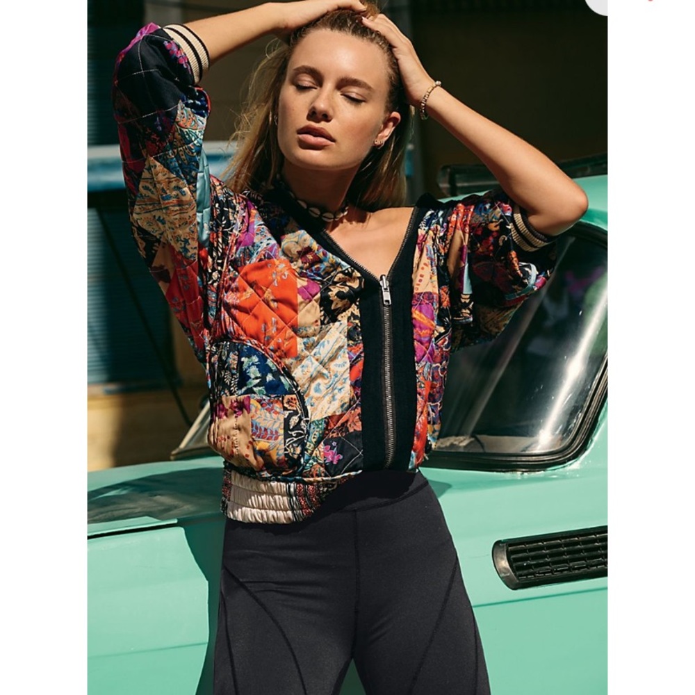 Reversible Free People Bomber Jacket